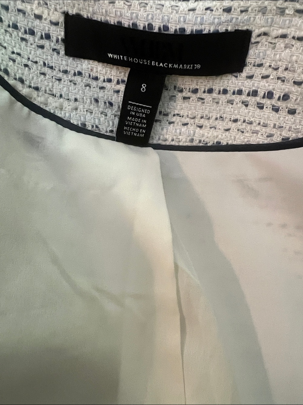 White House Black Market Tweed Blazer - Picture 4 of 4